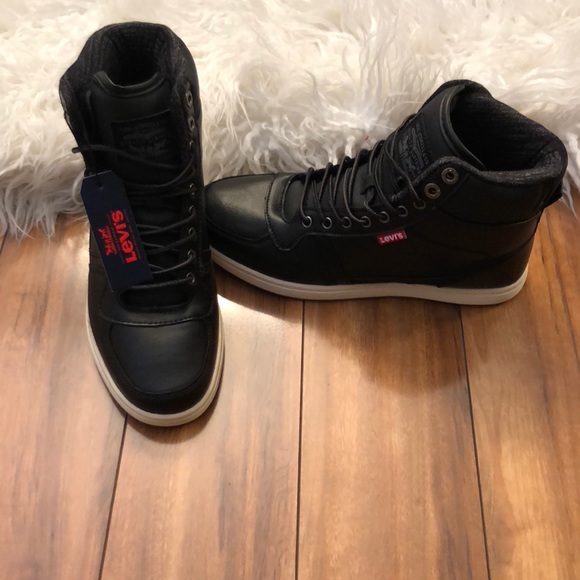 levi high top sneakers